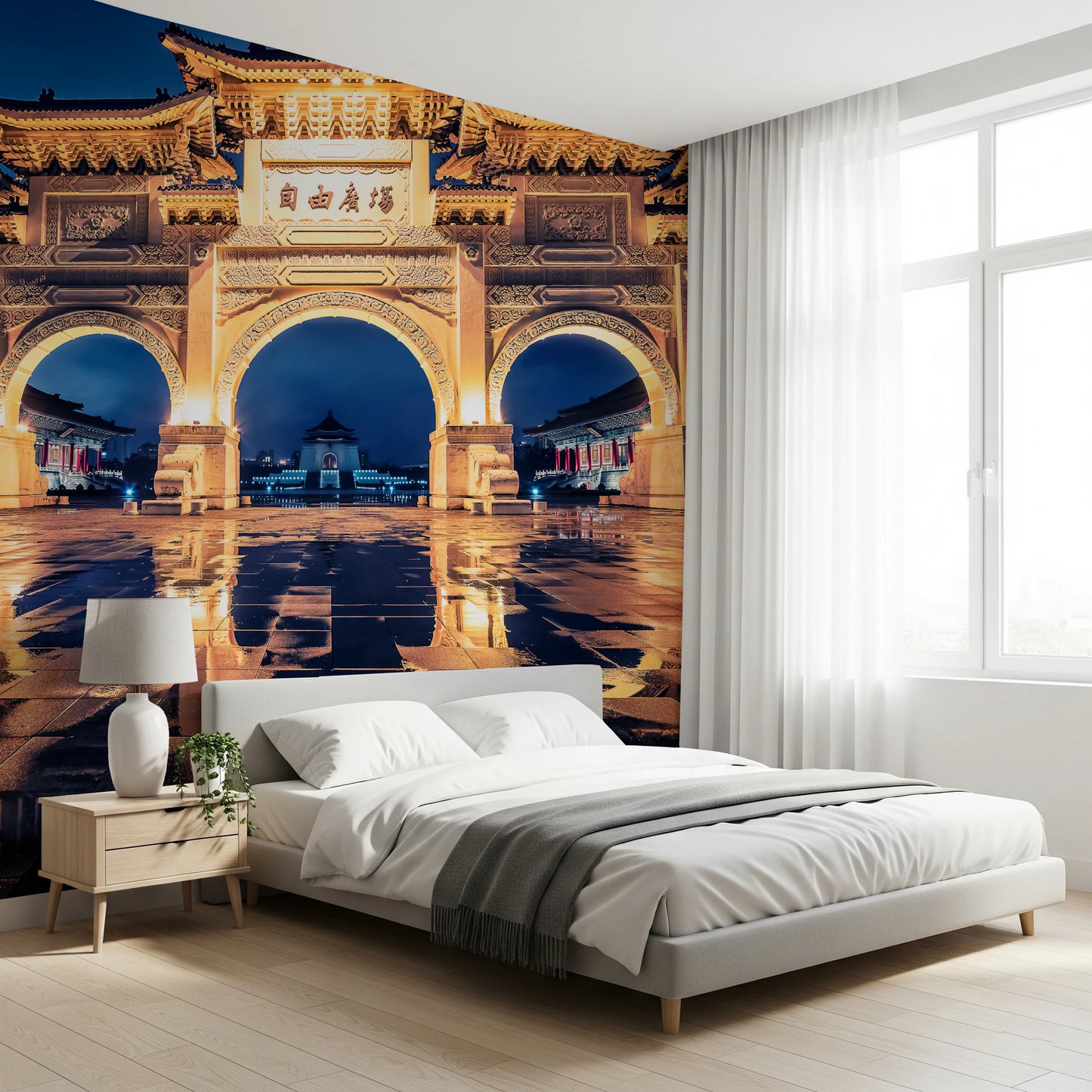 Lanterns of Taipei Wall Mural