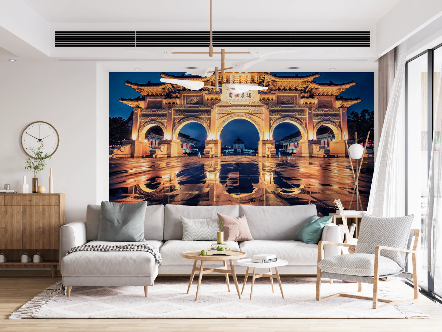 Lanterns of Taipei Wall Mural