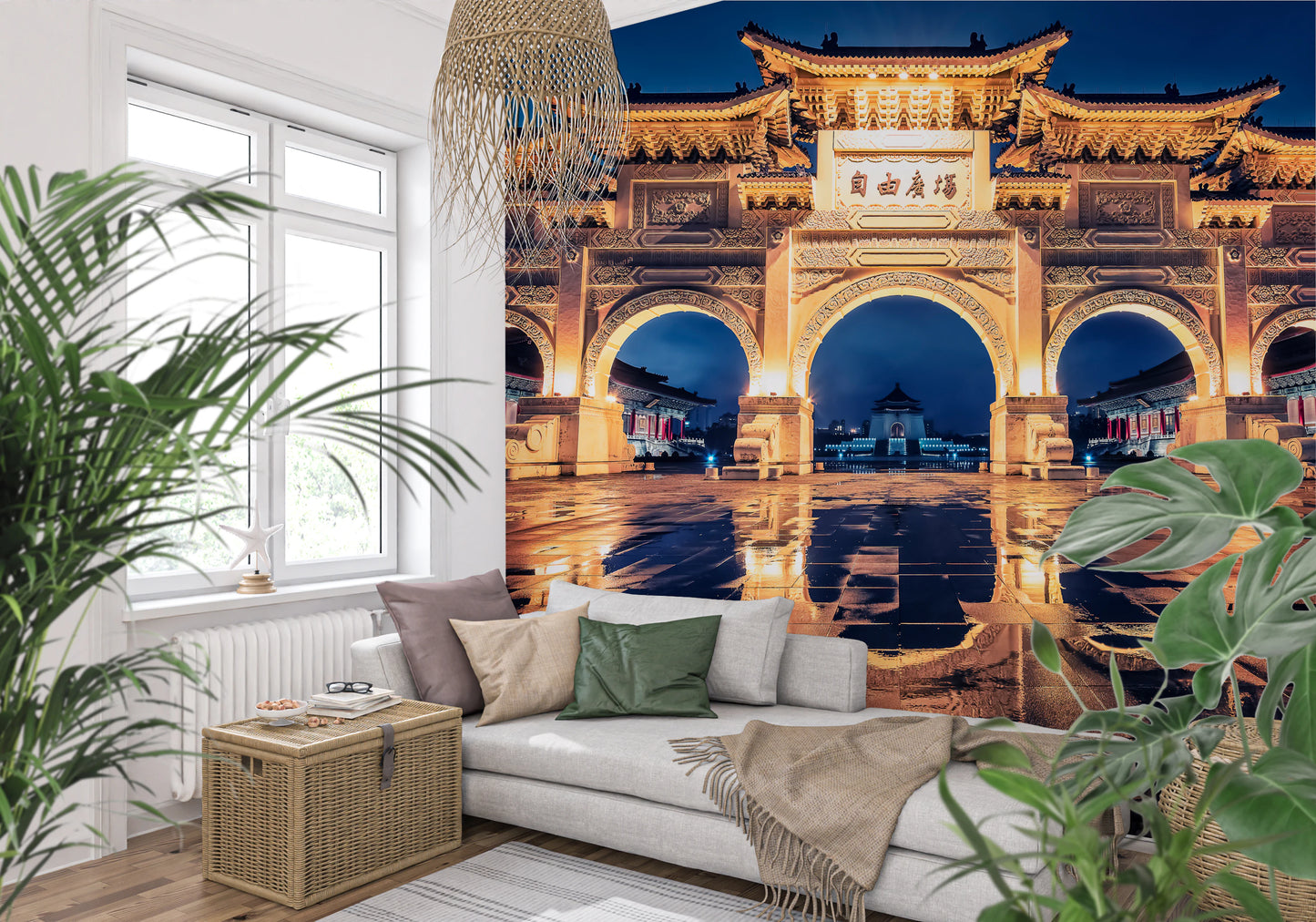 Lanterns of Taipei Wall Mural