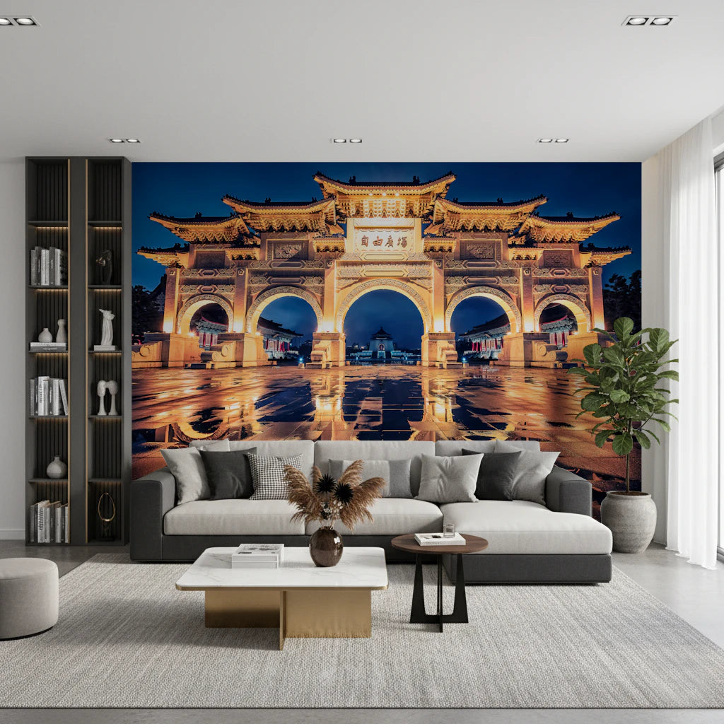 Lanterns of Taipei Wall Mural