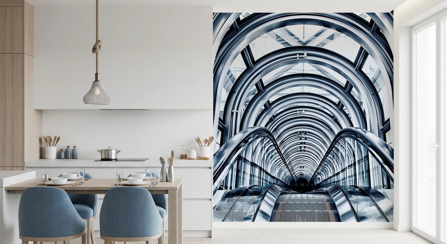 Escalator Arches Wall Mural