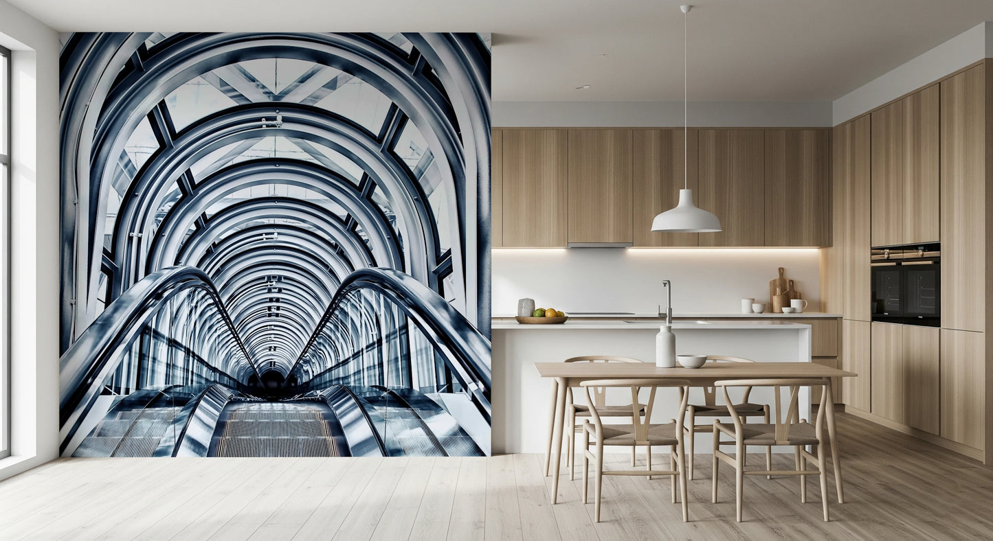 Escalator Arches Wall Mural