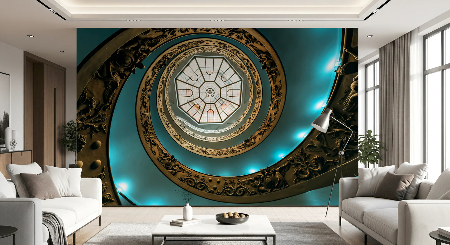 Spiraling Grandeur Wall Mural
