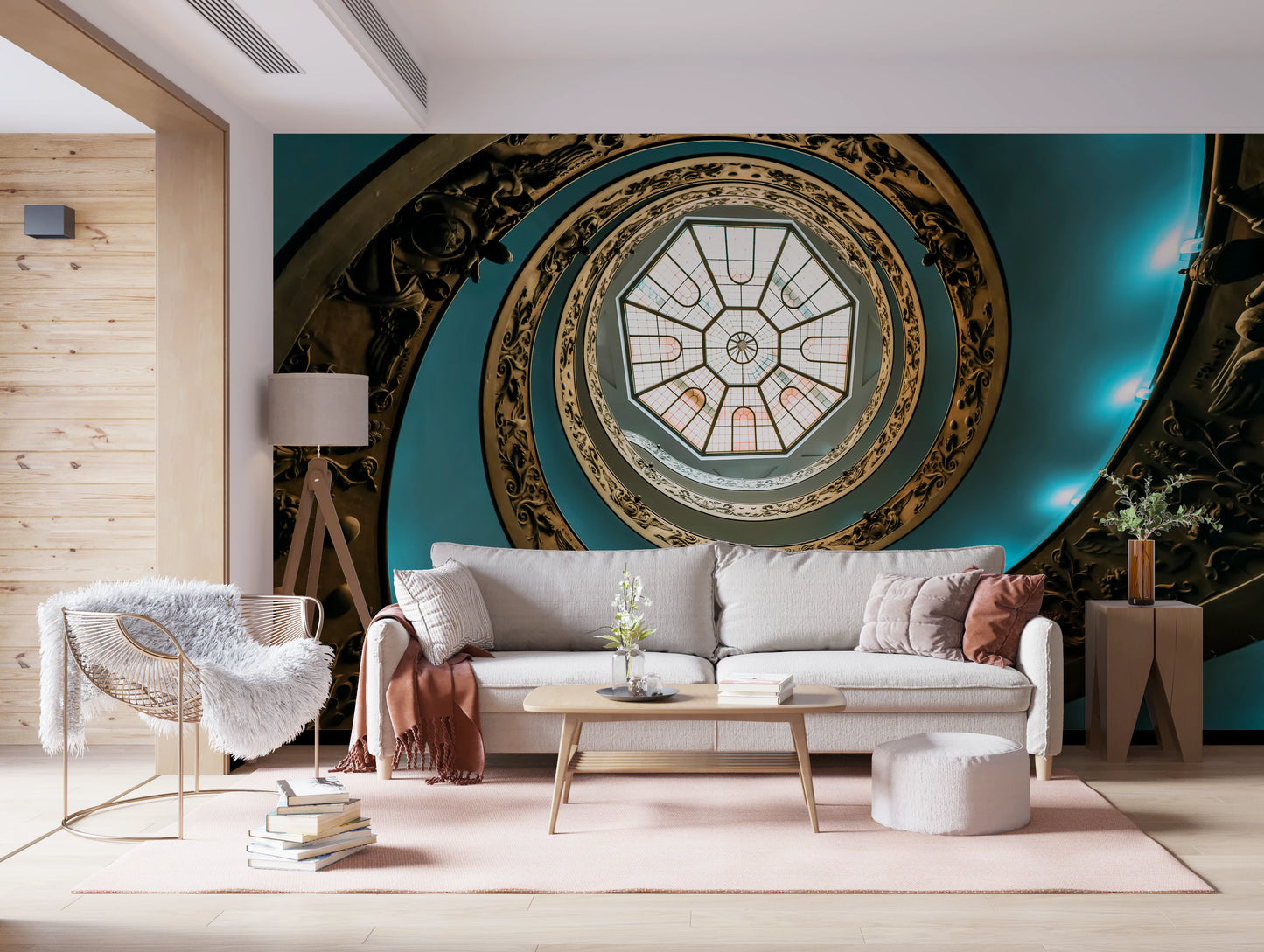 Spiraling Grandeur Wall Mural