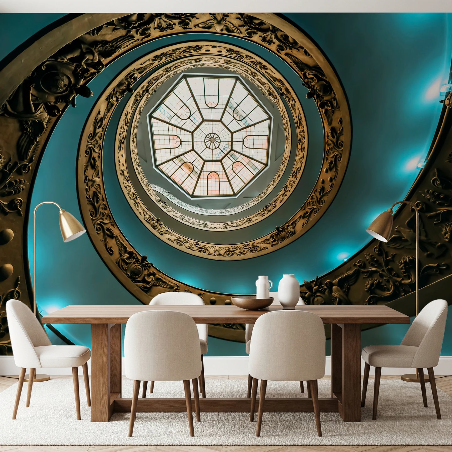 Spiraling Grandeur Wall Mural