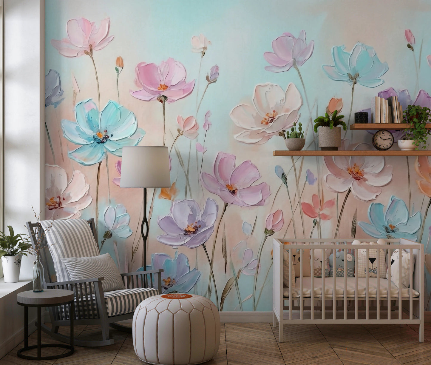Blossom Haze Wall Mural
