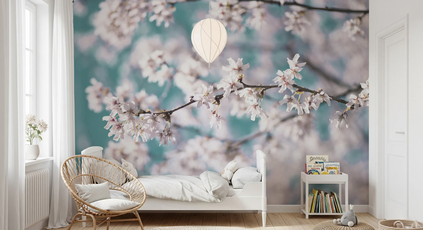 Cherry Bloom Serenity Wall Mural