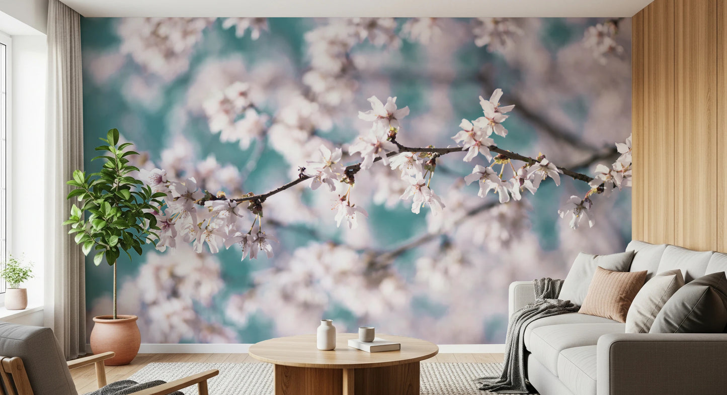 Cherry Bloom Serenity Wall Mural