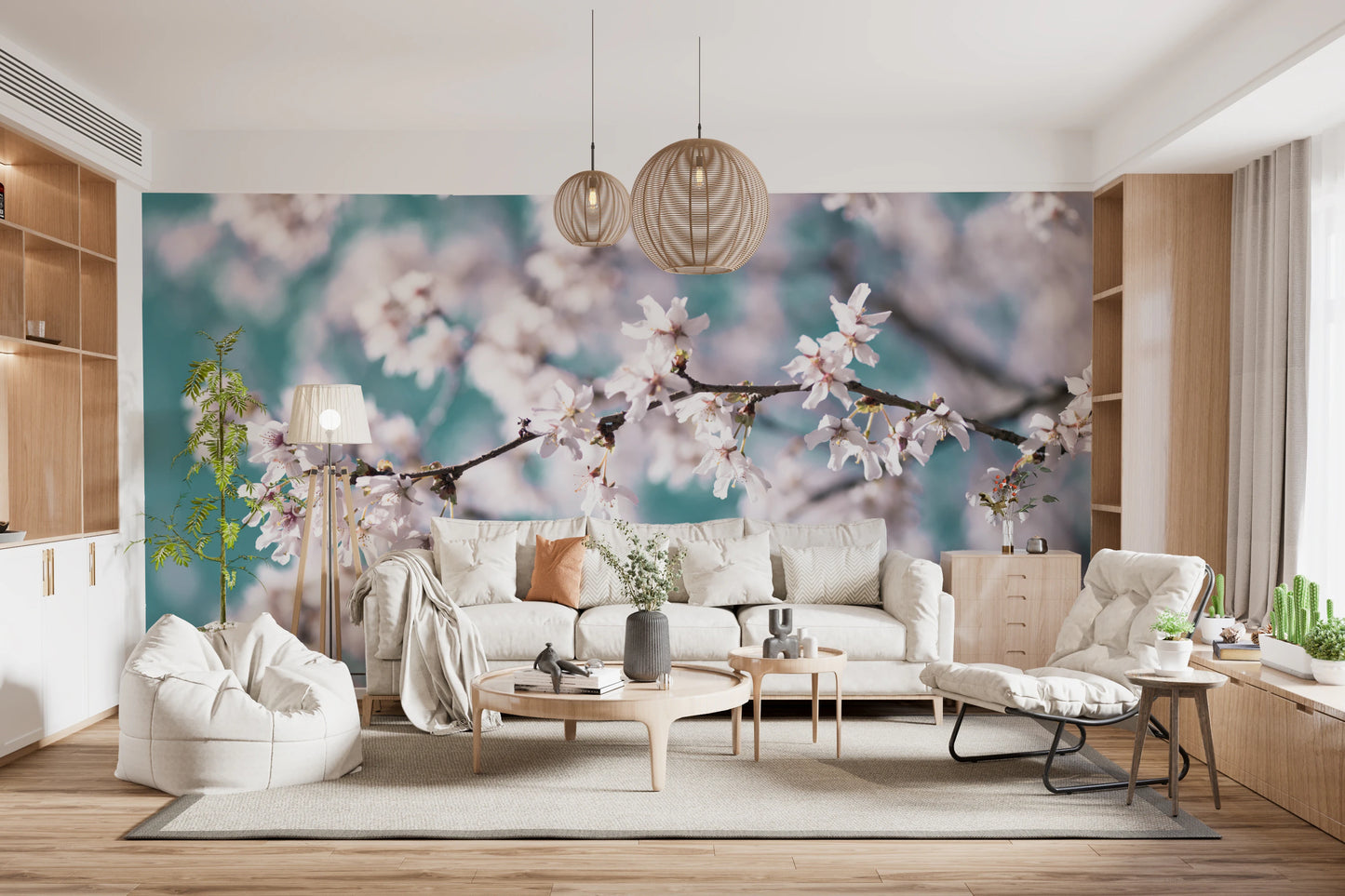 Cherry Bloom Serenity Wall Mural