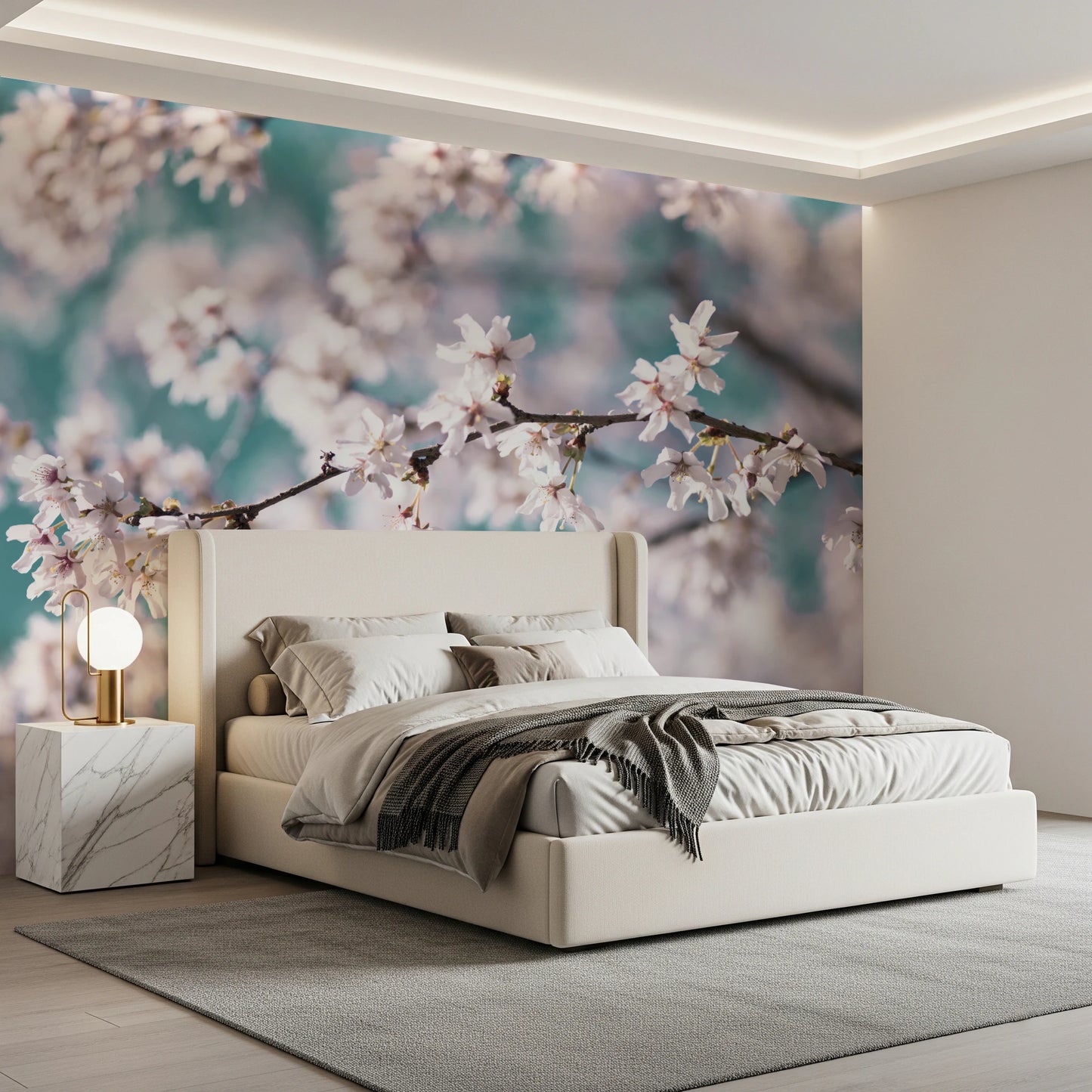 Cherry Bloom Serenity Wall Mural
