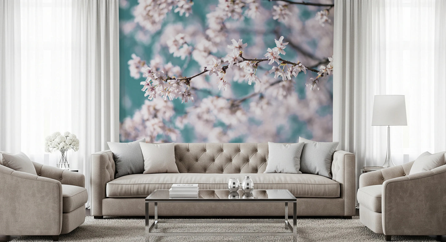 Cherry Bloom Serenity Wall Mural