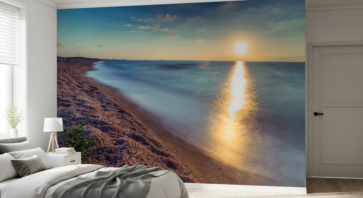 Golden Hour Shores Wall Mural