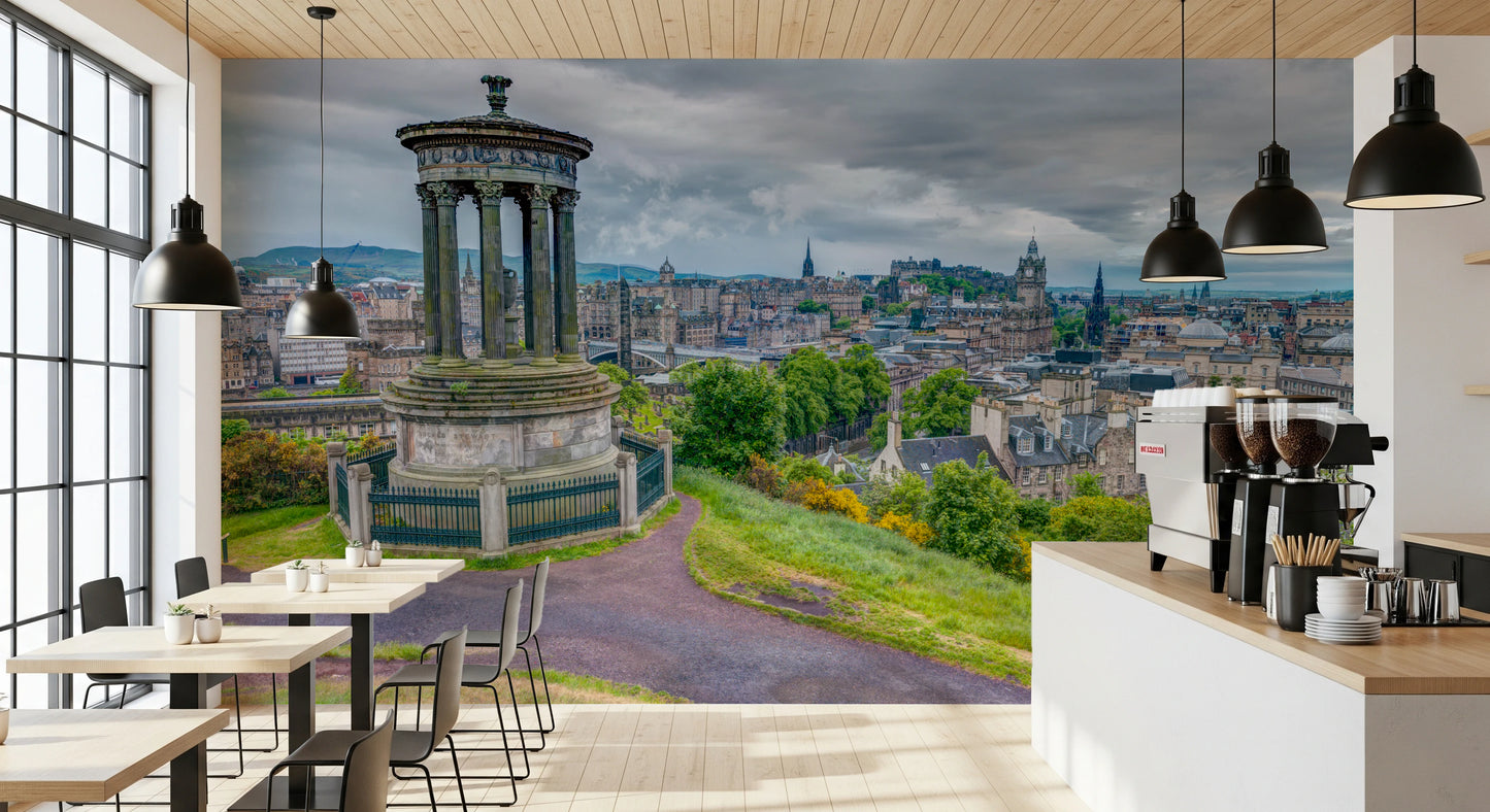 Majestic Hilltop View Wall Mural