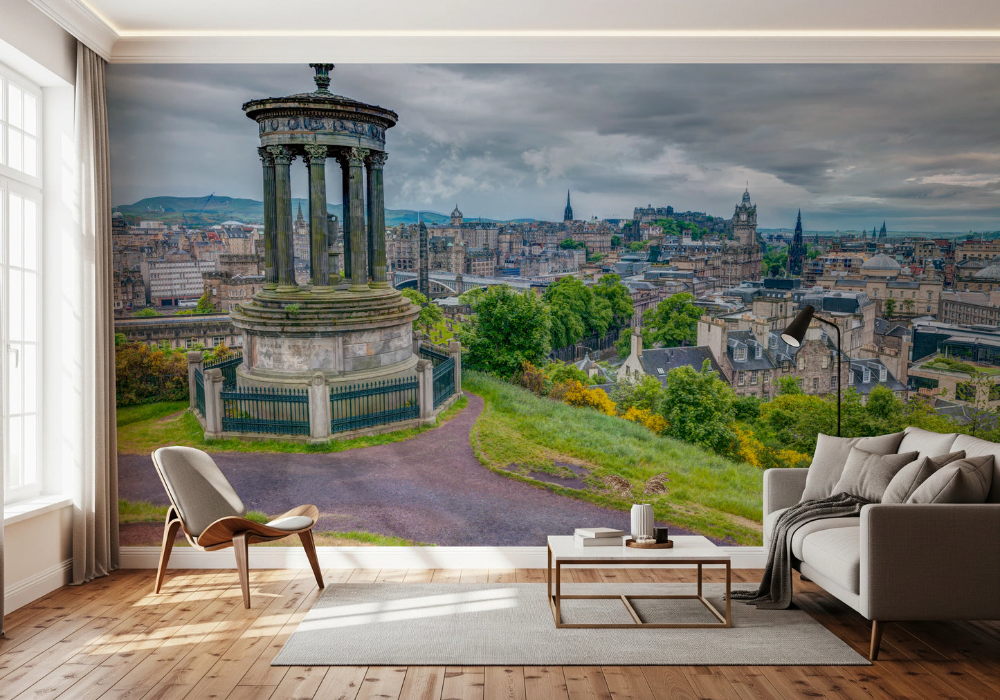 Majestic Hilltop View Wall Mural