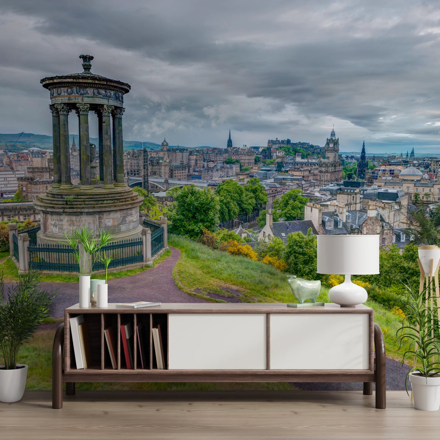 Majestic Hilltop View Wall Mural