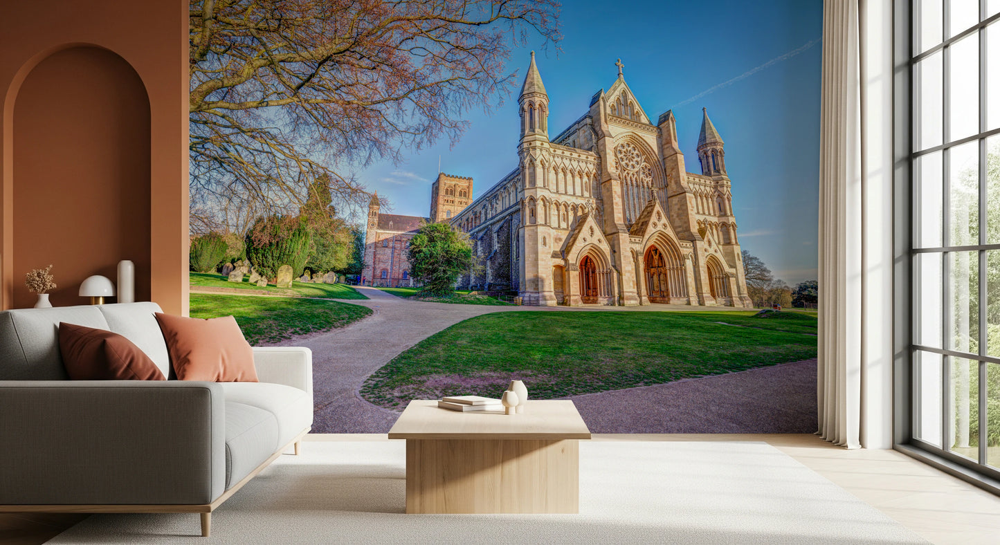 St Albance Cathedral Wall Mural