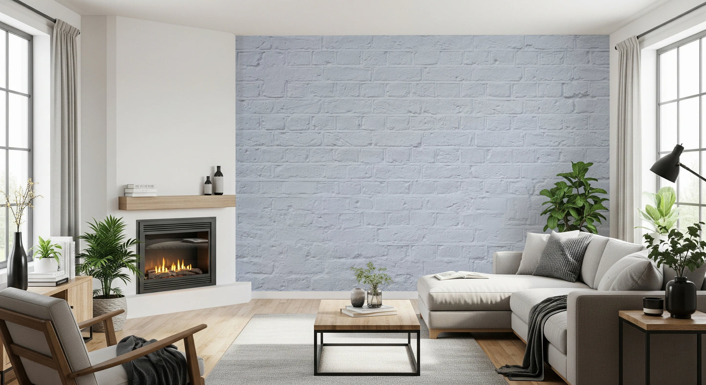 White Brick Wall Wallpaper | Urban Chic