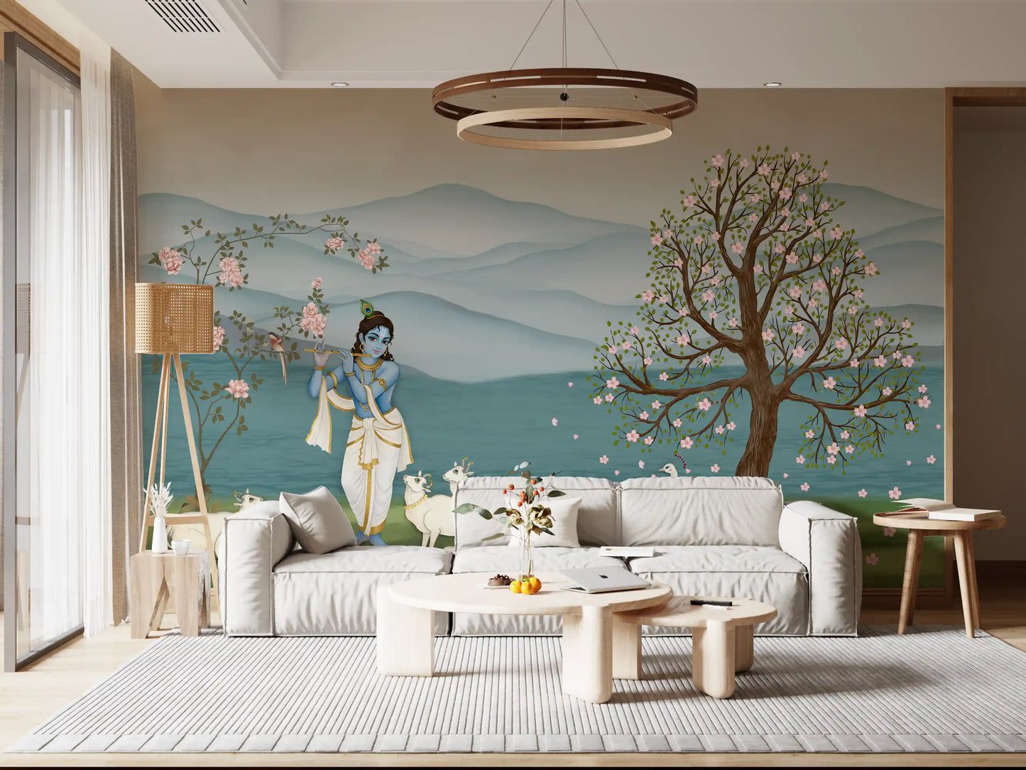 Divine Serenity Garden Wall Mural