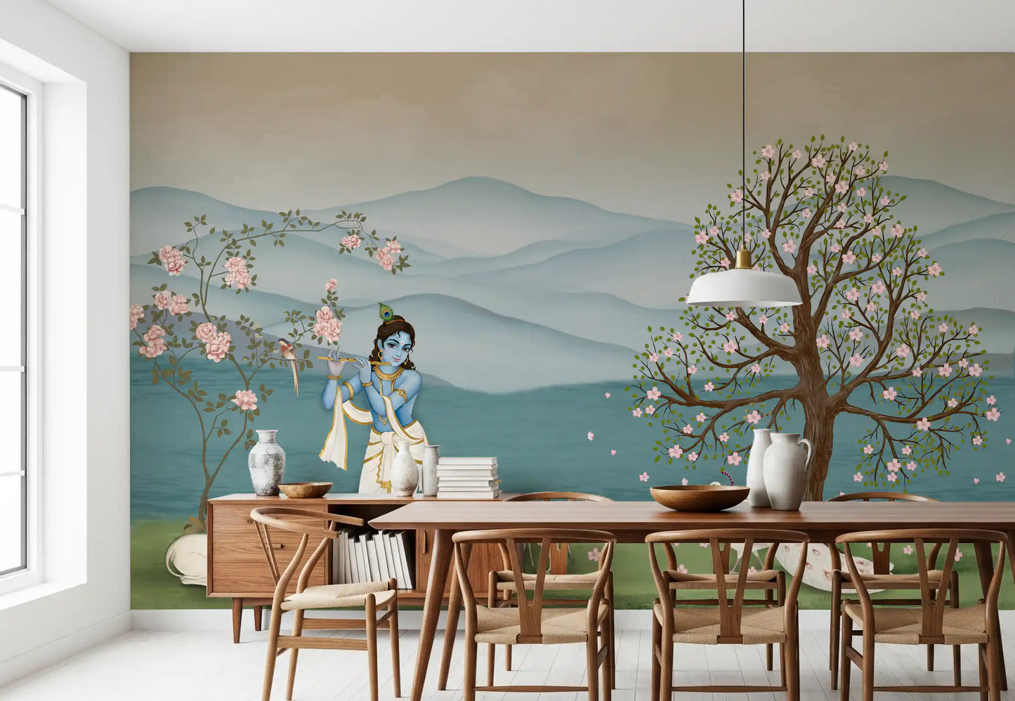 Divine Serenity Garden Wall Mural