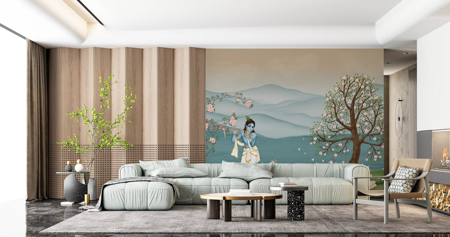Divine Serenity Garden Wall Mural