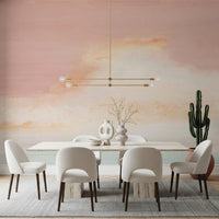 Pastel sky  surface for a gentle dining room accent