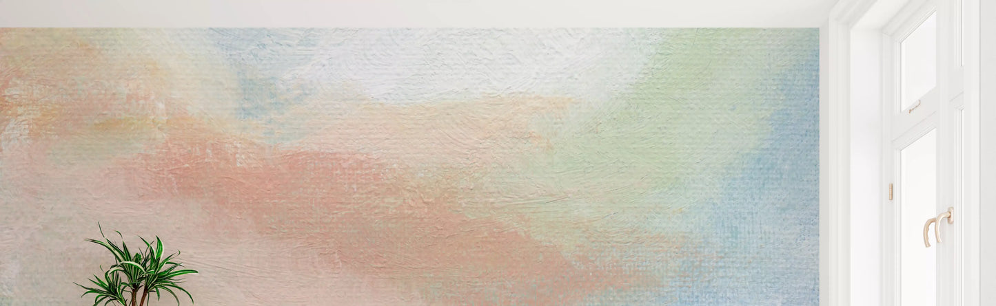 Ethereal Brushstroke Hues Wall Mural