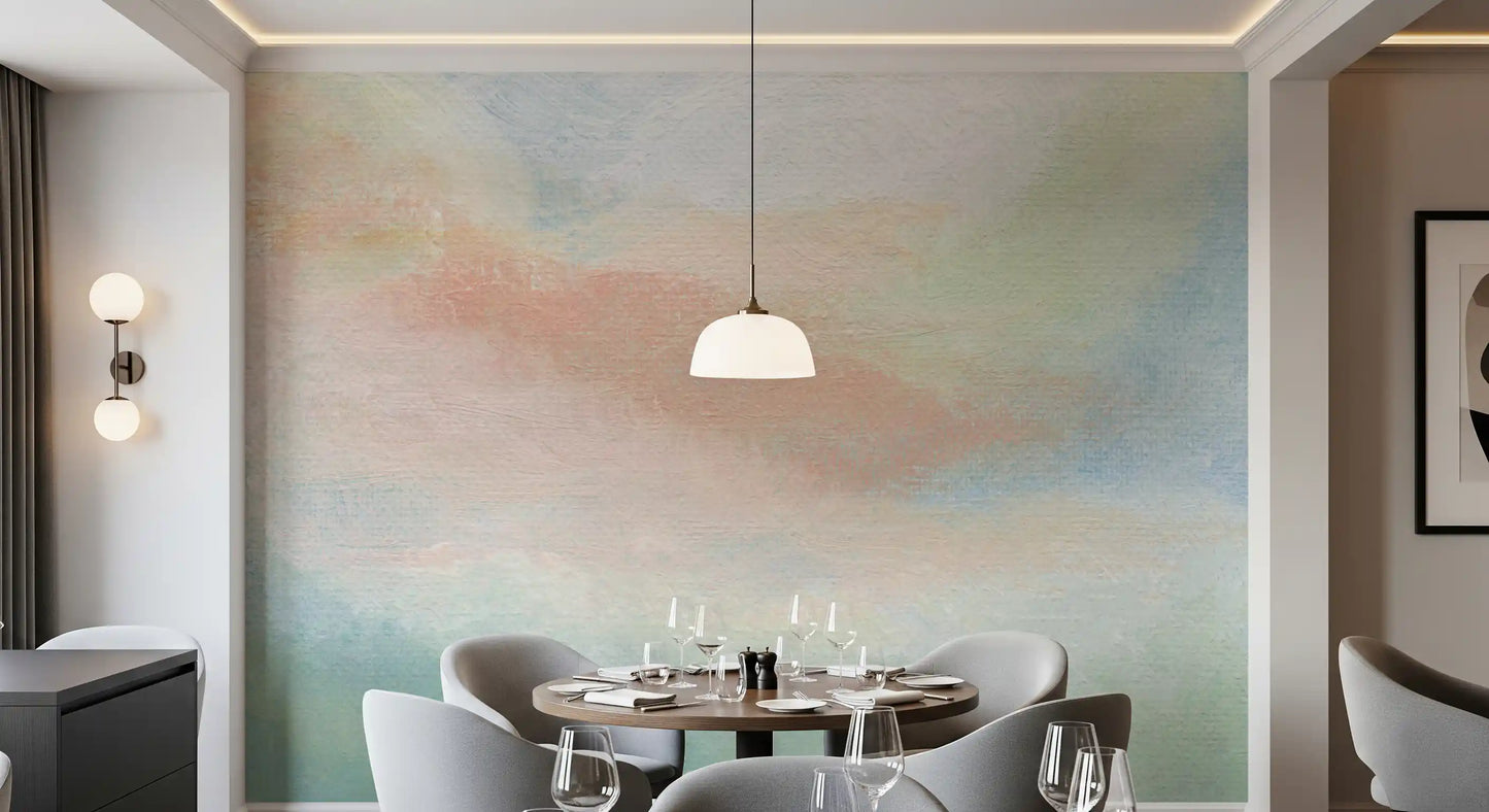 Ethereal Brushstroke Hues Wall Mural