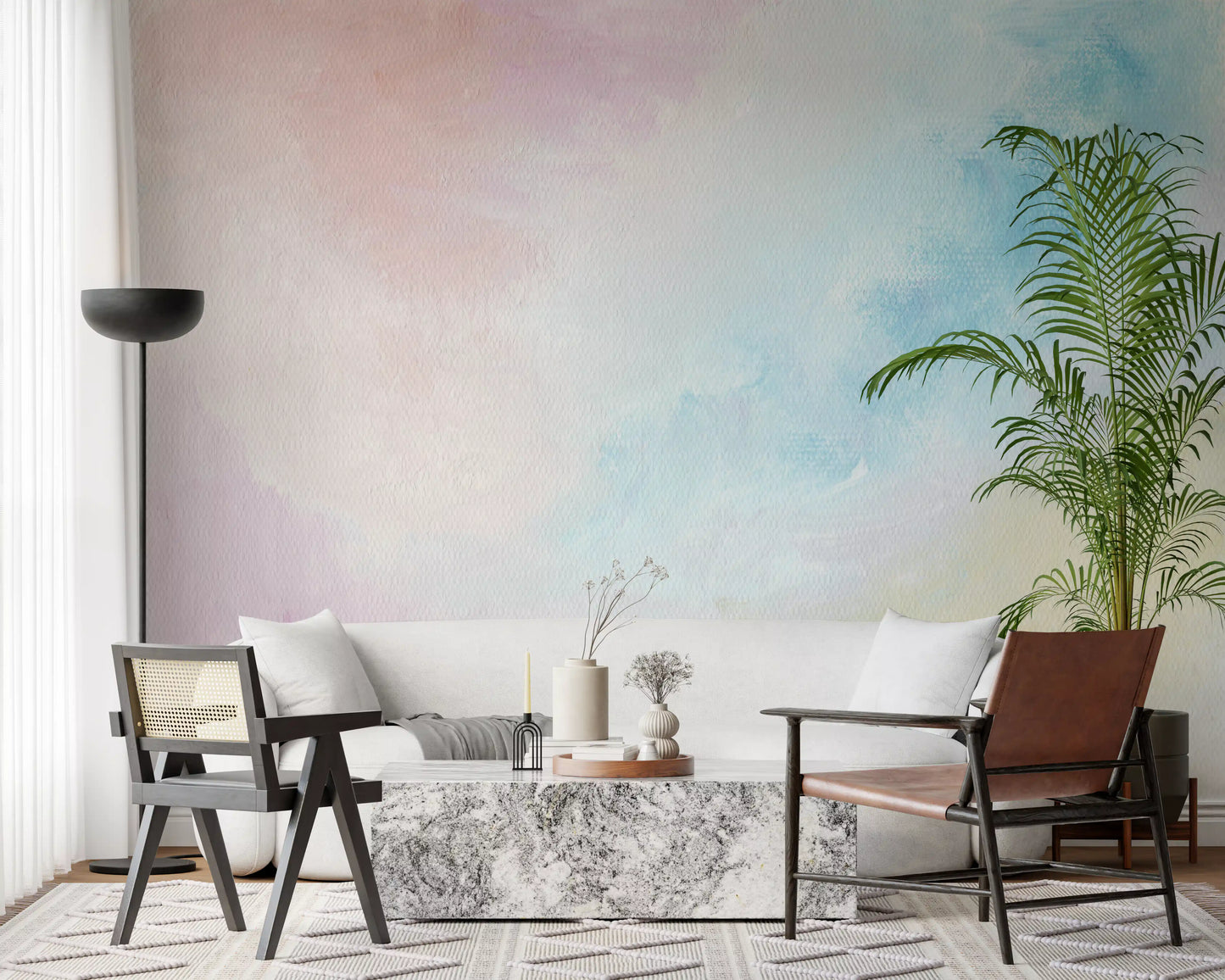 Ethereal Pastel Sky Wall Mural