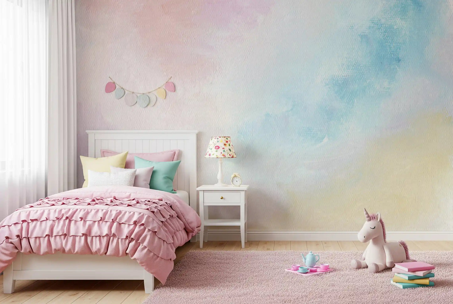 Ethereal Pastel Sky Wall Mural