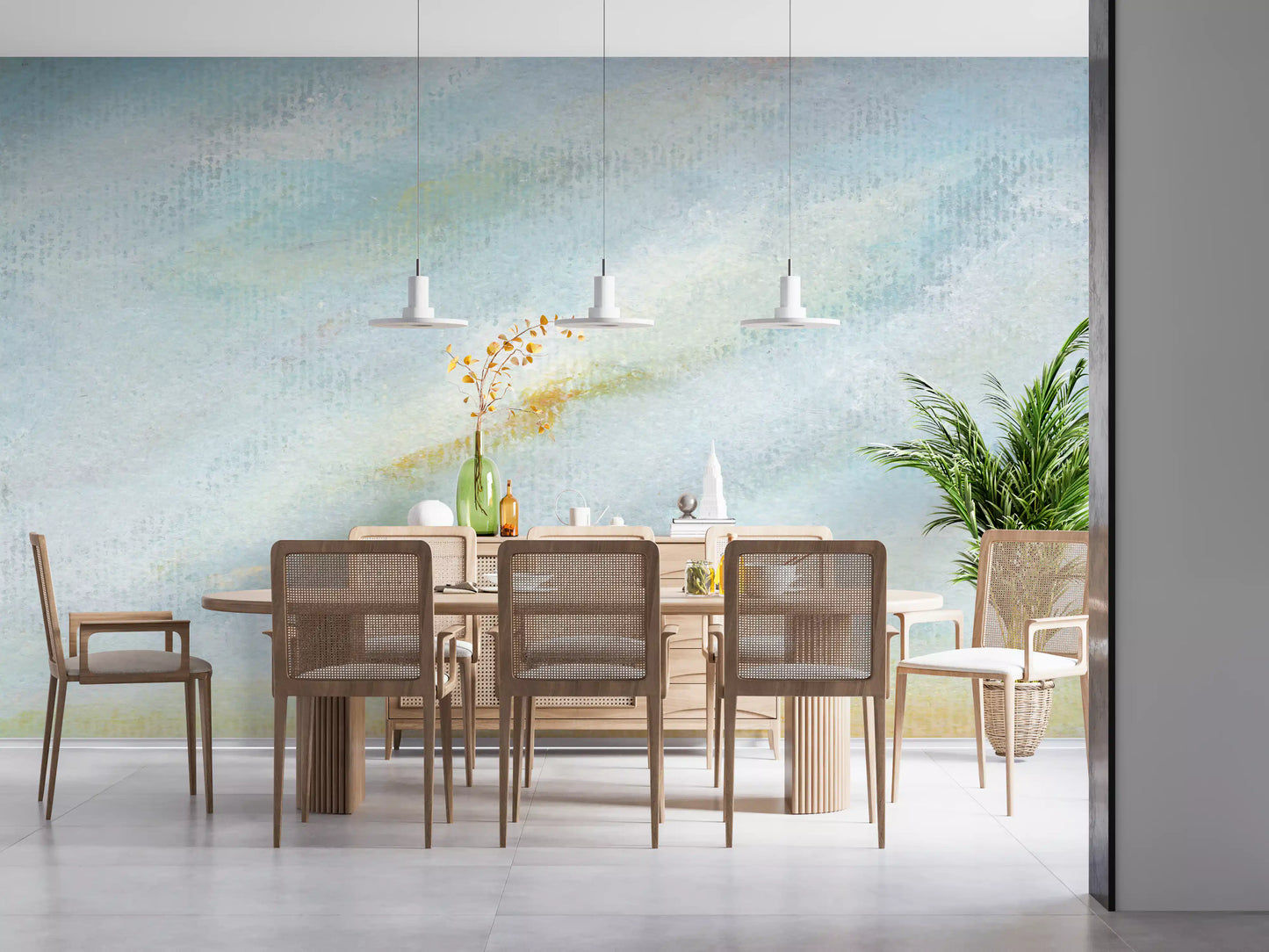 Serene Sky Whisper Wall Mural