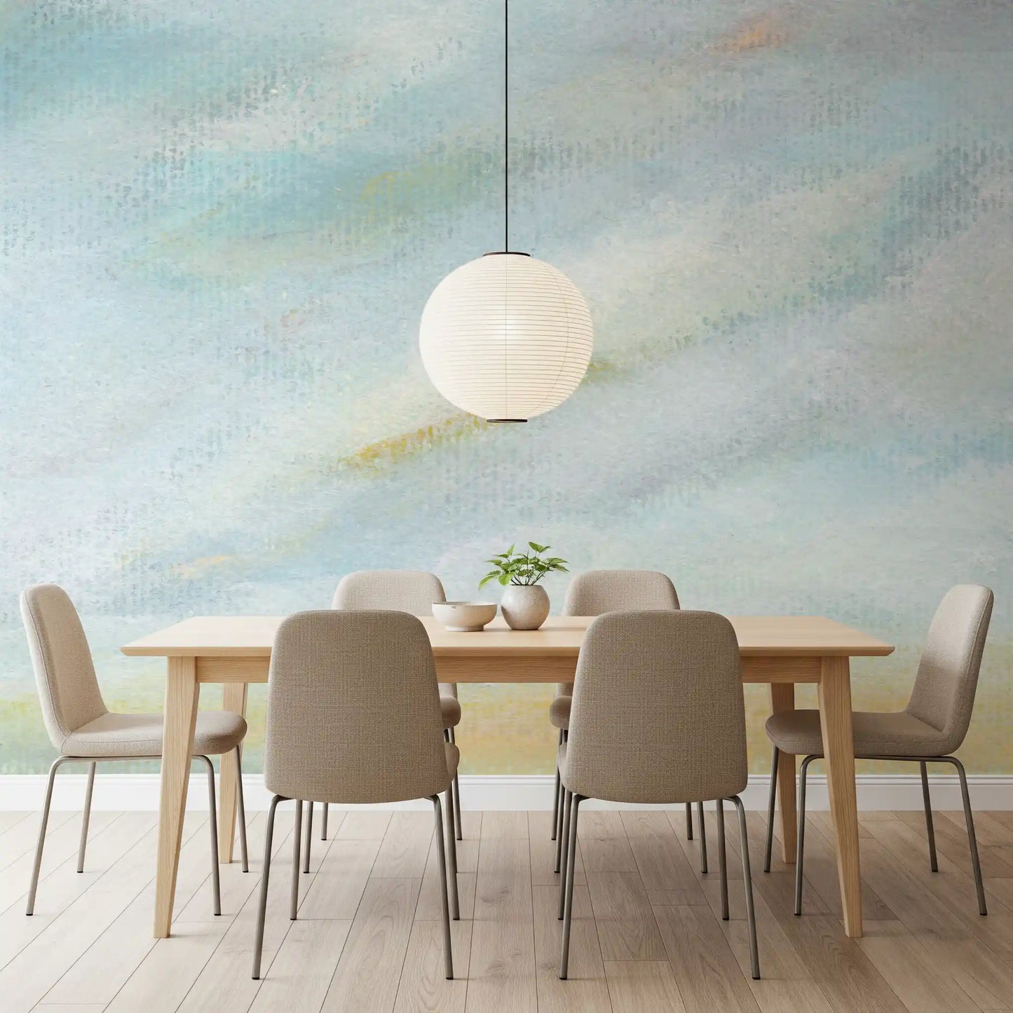 Serene Sky Whisper Wall Mural