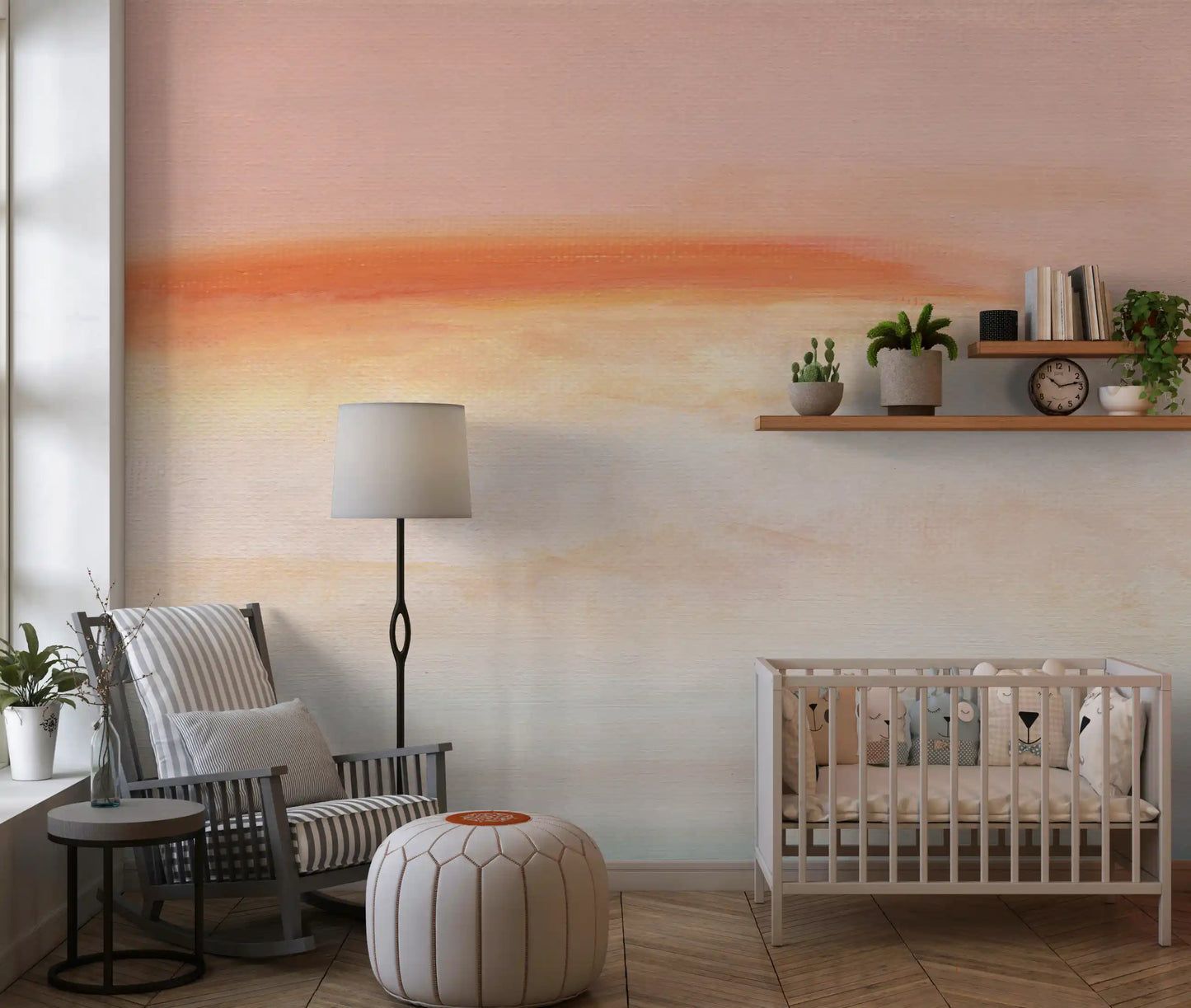 Morning Blush Canvas Wall Mural