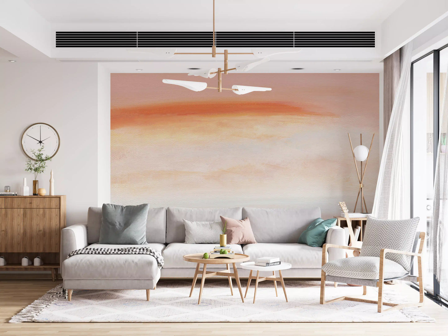 Morning Blush Canvas Wall Mural
