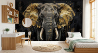Grandeur wall mural featured in a bedroom 