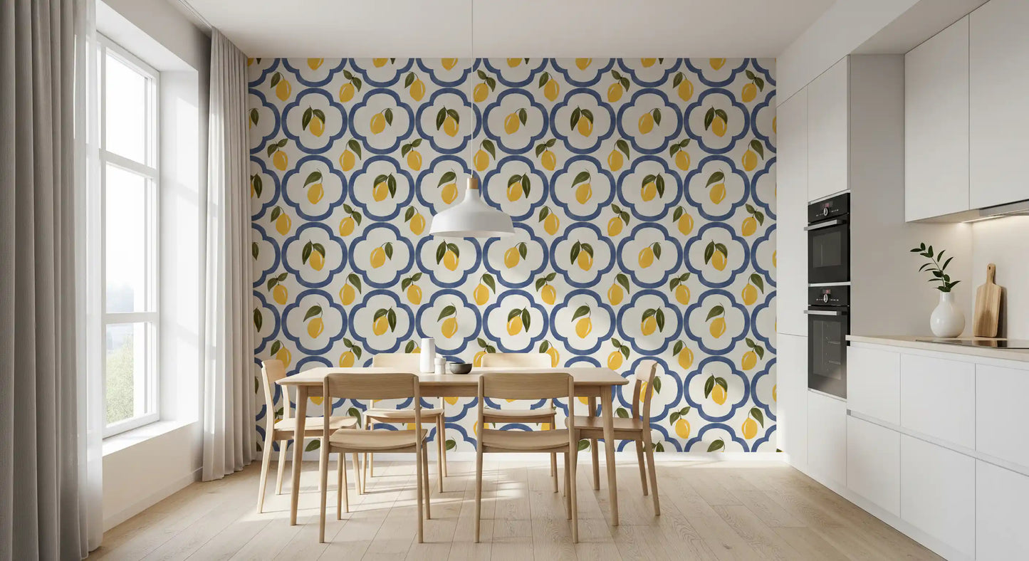 Mediterranean Leomons Decor Wallpaper⁠
