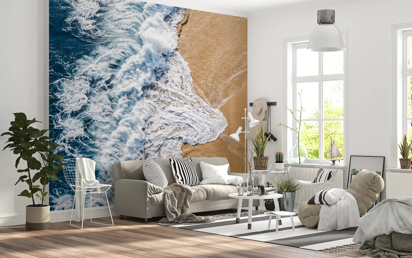 Sea Vs Land Wall Mural