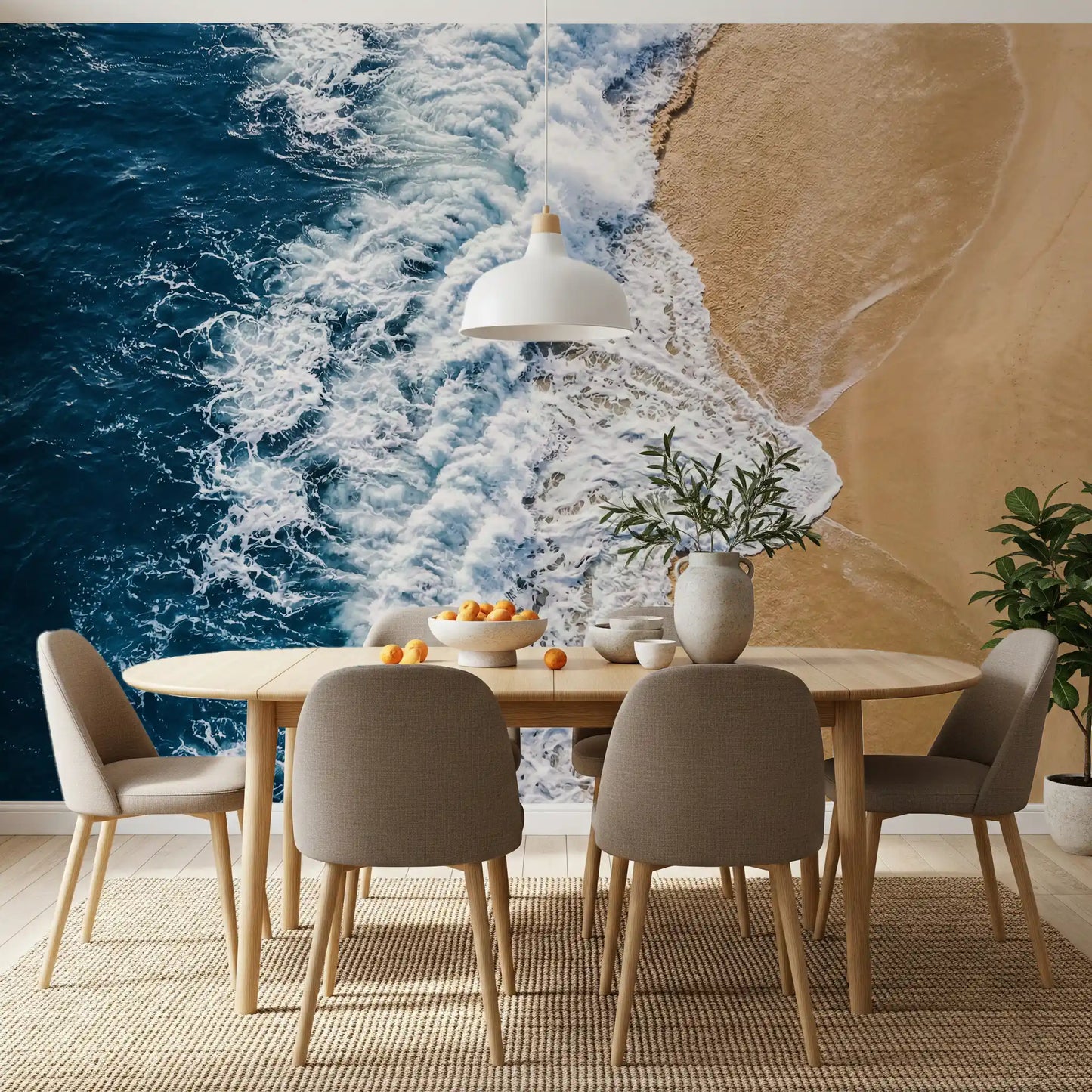 Sea Vs Land Wall Mural