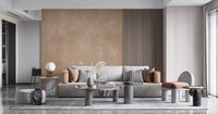 Neutral blush surface wall mural with soft finish in hallway