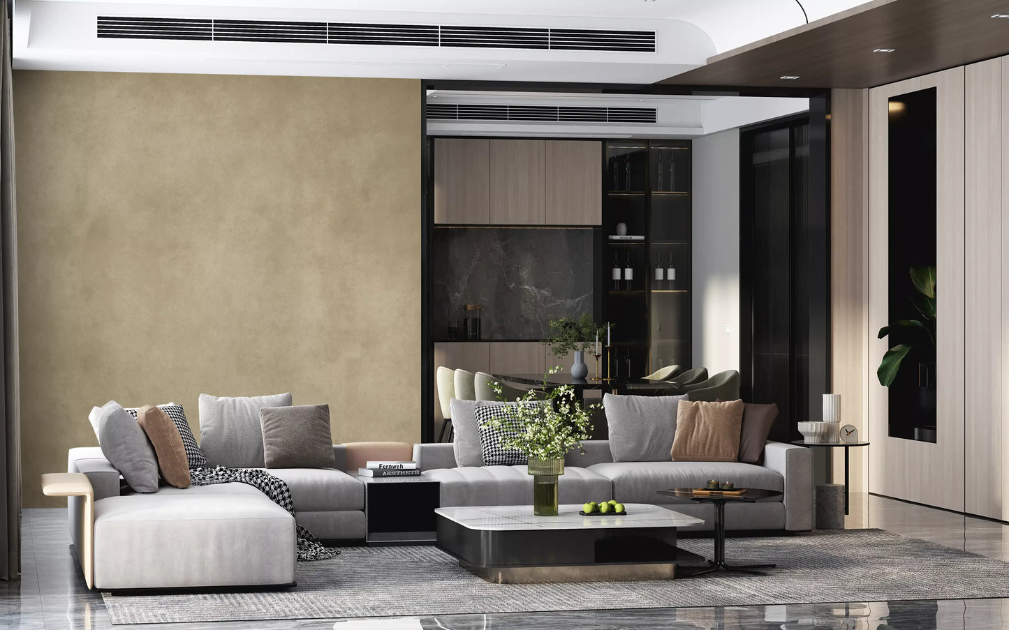 Dirty Paper - Chamois Wall Mural