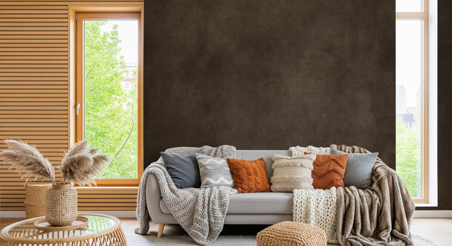 Dirty Paper - Chocolate Wall Mural