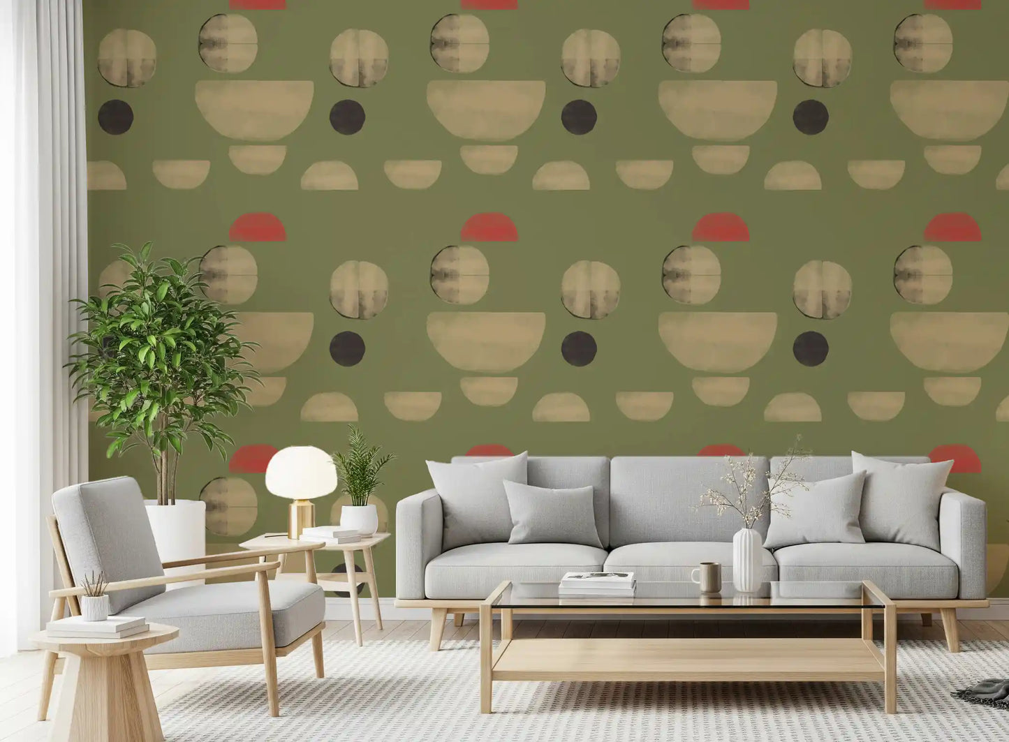 Formas abstractas de tierra Wallpaper⁠