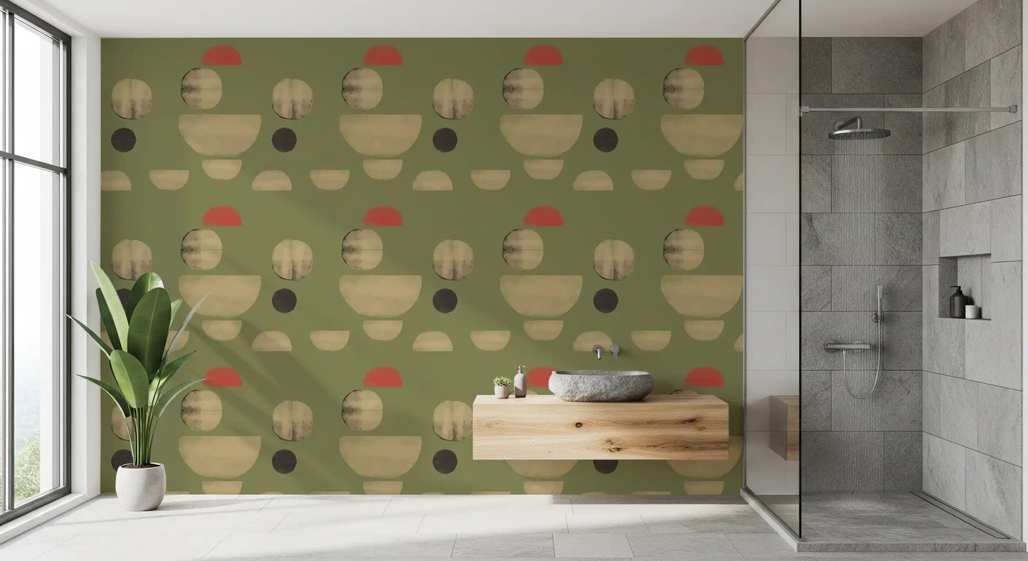 Formas abstractas de tierra Wallpaper⁠