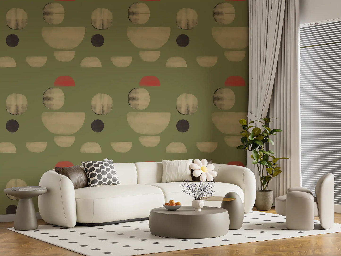 Formas abstractas de tierra Wallpaper⁠