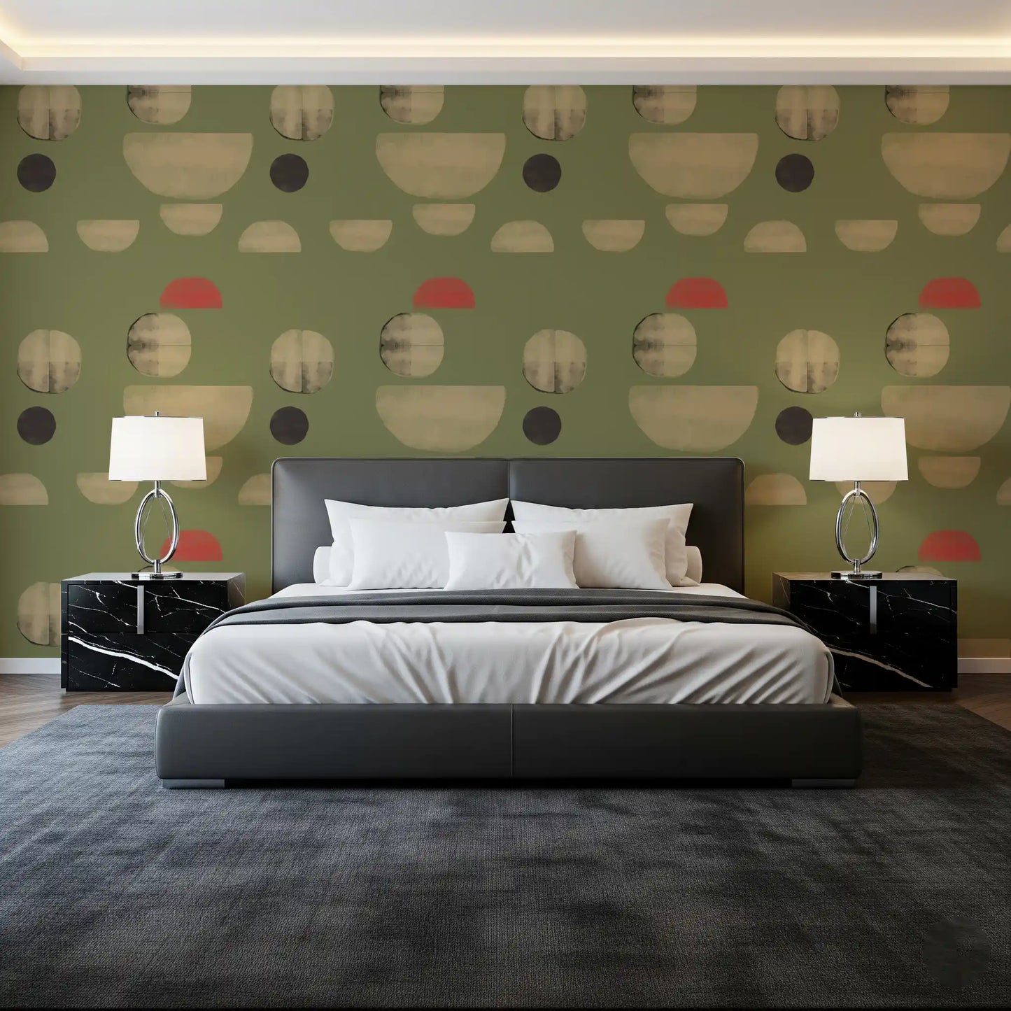 Formas abstractas de tierra Wallpaper⁠