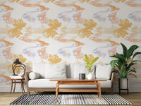 Pastel abstract wallpaper style with Lavado de Pastel Fluido smooth waves