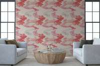 Light pink wallpaper with Soft Blush Flow soft abstract movement