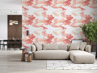 Coral Mist Flow wallpaper with smooth coral gradient and abstract movement