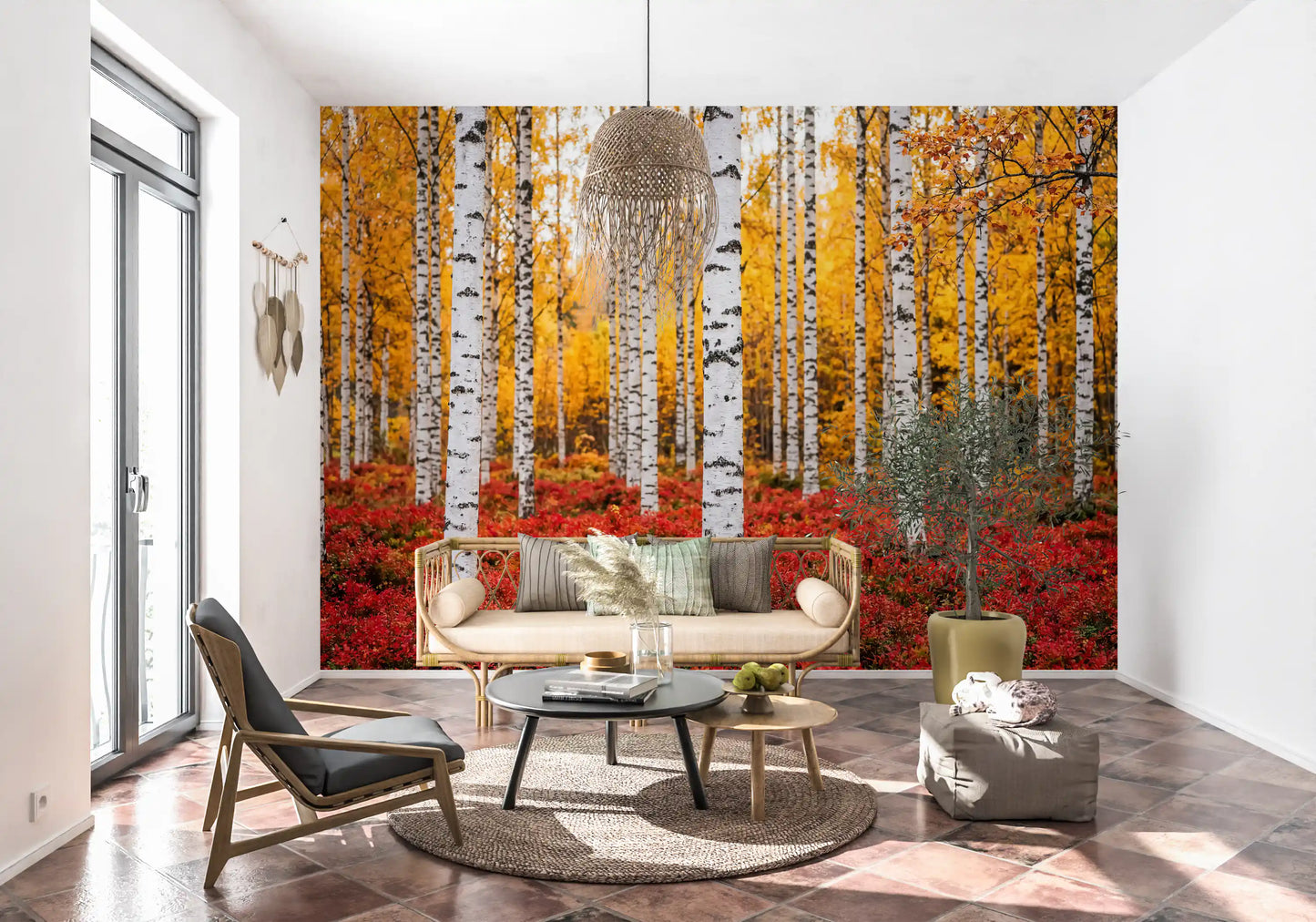 Golden Canopy, Red Carpet Wall Mural