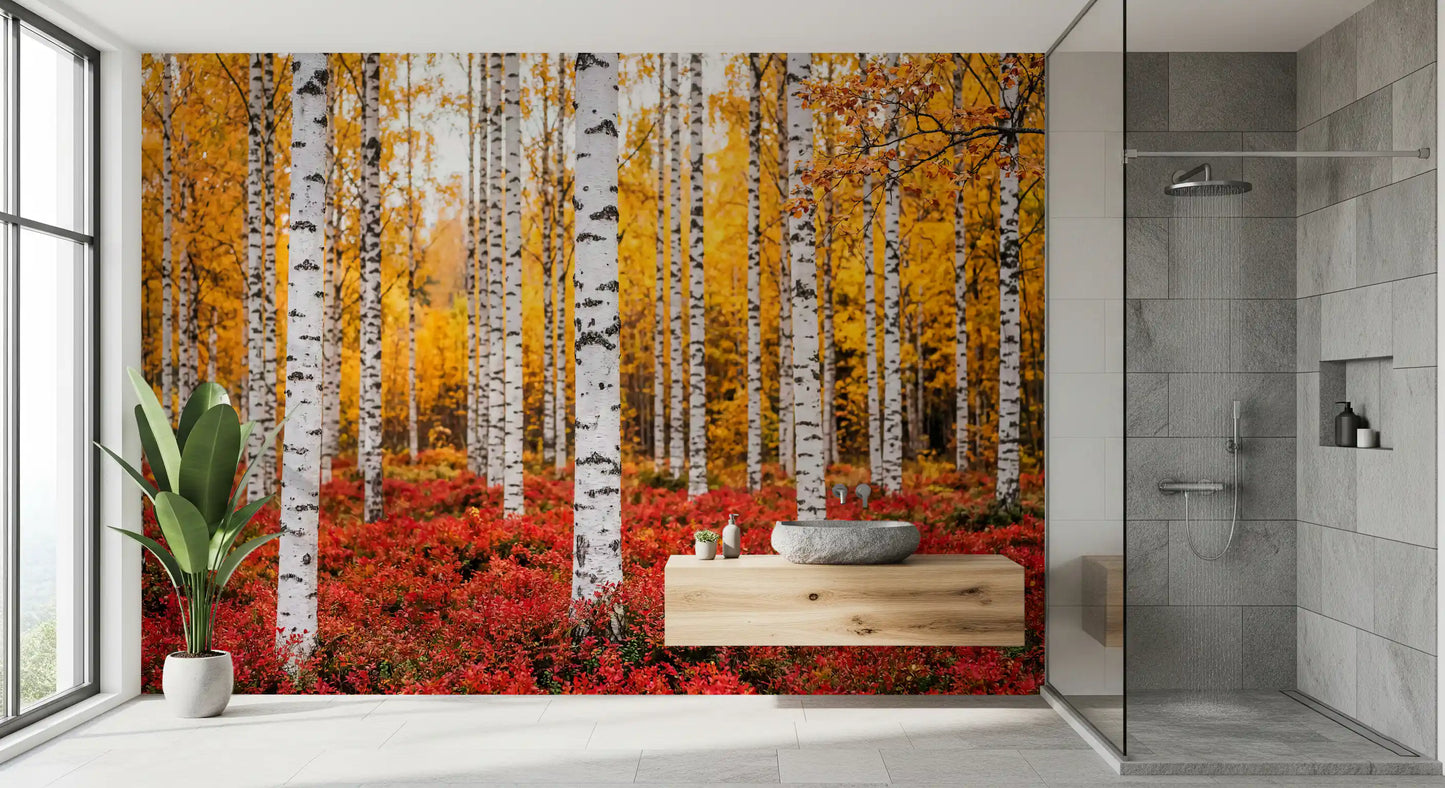 Golden Canopy, Red Carpet Wall Mural