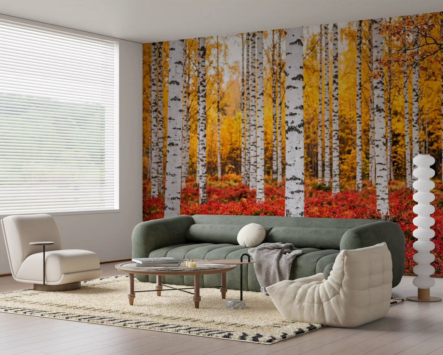 Golden Canopy, Red Carpet Wall Mural
